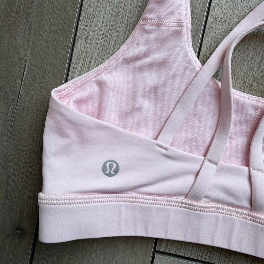 Lululemon light pink strappy sports - Picture 3 of 6